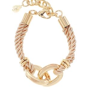 Double O Link Antique Rope Bracelet